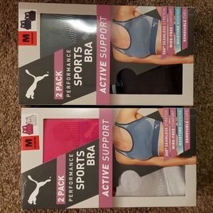 4 NIB Puma Sports Bras
